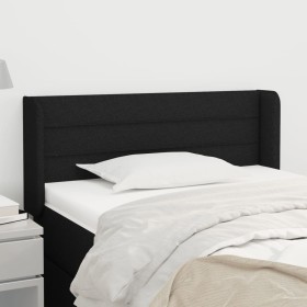 Kopfteil aus schwarzem Stoff, 83 x 16 x 78/88 cm von vidaXL, Kopf- und Fußteile - Ref: Foro24-3118884, Preis: 46,27 €, Rabatt: %
