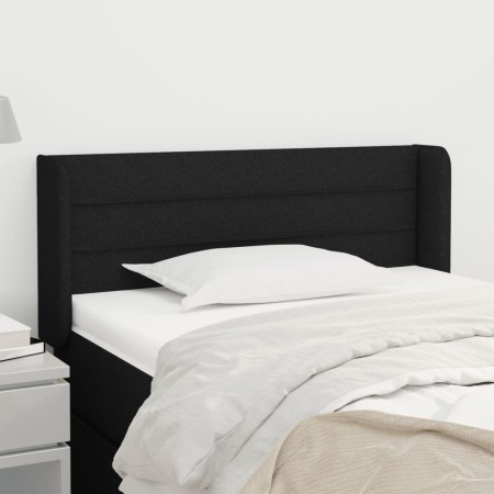 Kopfteil aus schwarzem Stoff, 83 x 16 x 78/88 cm von vidaXL, Kopf- und Fußteile - Ref: Foro24-3118884, Preis: 46,27 €, Rabatt: %