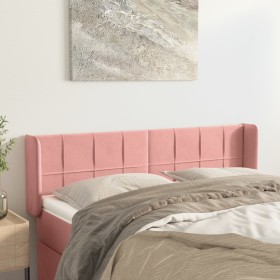Pink velvet headboard 147x16x78/88 cm by vidaXL, Headboards and footboards - Ref: Foro24-3118821, Price: 65,12 €, Discount: %