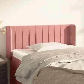 Rosa Samtkopfteil 103x16x78/88 cm von vidaXL, Kopf- und Fußteile - Ref: Foro24-3119053, Preis: 61,07 €, Rabatt: %