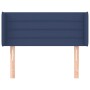 Kopfteil aus blauem Stoff, 103 x 16 x 78/88 cm von vidaXL, Kopf- und Fußteile - Ref: Foro24-3118904, Preis: 49,89 €, Rabatt: %