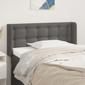Kopfteil aus grauem Kunstleder, 93 x 16 x 78/88 cm von vidaXL, Kopf- und Fußteile - Ref: Foro24-3118850, Preis: 49,55 €, Raba...