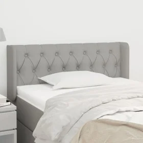 Light gray fabric headboard 103x16x78/88 cm by vidaXL, Headboards and footboards - Ref: Foro24-3119094, Price: 50,52 €, Disco...