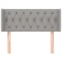 Light gray fabric headboard 103x16x78/88 cm by vidaXL, Headboards and footboards - Ref: Foro24-3119094, Price: 48,45 €, Disco...