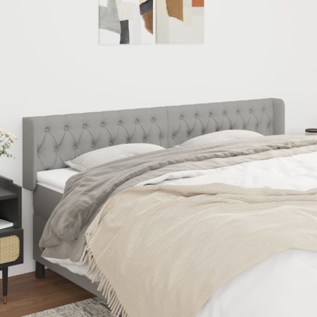 Kopfteil aus hellgrauem Stoff, 183 x 16 x 78/88 cm von vidaXL, Kopf- und Fußteile - Ref: Foro24-3119118, Preis: 77,75 €, Raba...