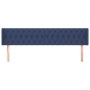 Kopfteil aus blauem Stoff, 183 x 16 x 78/88 cm von vidaXL, Kopf- und Fußteile - Ref: Foro24-3119124, Preis: 86,83 €, Rabatt: %
