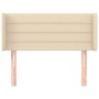 Kopfteil aus cremefarbenem Stoff, 103 x 16 x 78/88 cm von vidaXL, Kopf- und Fußteile - Ref: Foro24-3118903, Preis: 50,99 €, R...