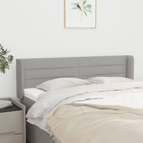 Kopfteil aus hellgrauem Stoff, 147 x 16 x 78/88 cm von vidaXL, Kopf- und Fußteile - Ref: Foro24-3118906, Preis: 72,22 €, Raba...