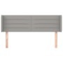 Kopfteil aus hellgrauem Stoff, 147 x 16 x 78/88 cm von vidaXL, Kopf- und Fußteile - Ref: Foro24-3118906, Preis: 72,22 €, Raba...