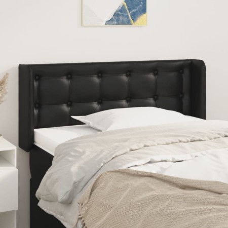 Kopfteil aus schwarzem Kunstleder, 93 x 16 x 78/88 cm von vidaXL, Kopf- und Fußteile - Ref: Foro24-3118846, Preis: 41,58 €, R...
