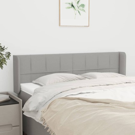 Kopfteil aus hellgrauem Stoff, 147 x 16 x 78/88 cm von vidaXL, Kopf- und Fußteile - Ref: Foro24-3118766, Preis: 73,64 €, Raba...
