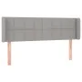 Light gray fabric headboard 147x16x78/88 cm by vidaXL, Headboards and footboards - Ref: Foro24-3118766, Price: 70,68 €, Disco...