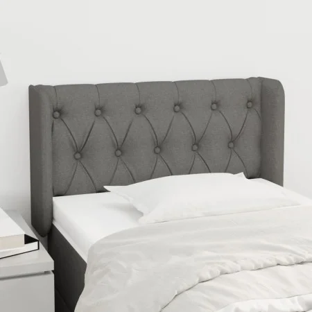 Dark gray fabric headboard 83x16x78/88 cm by vidaXL, Headboards and footboards - Ref: Foro24-3119079, Price: 49,50 €, Discoun...