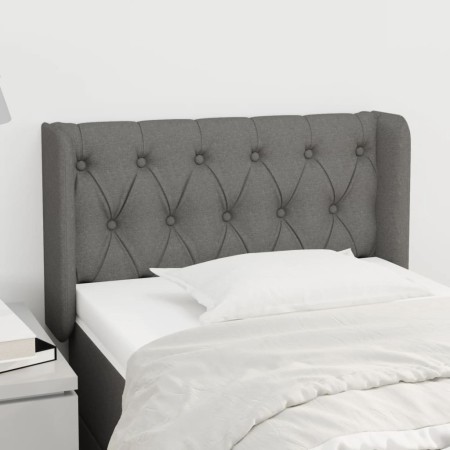 Kopfteil aus dunkelgrauem Stoff, 83 x 16 x 78/88 cm von vidaXL, Kopf- und Fußteile - Ref: Foro24-3119079, Preis: 48,71 €, Rab...