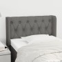 Kopfteil aus dunkelgrauem Stoff, 83 x 16 x 78/88 cm von vidaXL, Kopf- und Fußteile - Ref: Foro24-3119079, Preis: 48,71 €, Rab...