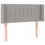 Kopfteil aus hellgrauem Stoff, 103 x 16 x 78/88 cm von vidaXL, Kopf- und Fußteile - Ref: Foro24-3118996, Preis: 48,73 €, Raba...