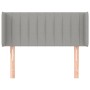Kopfteil aus hellgrauem Stoff, 103 x 16 x 78/88 cm von vidaXL, Kopf- und Fußteile - Ref: Foro24-3118996, Preis: 48,73 €, Raba...