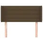 Kopfteil aus dunkelbraunem Stoff, 83 x 16 x 78/88 cm von vidaXL, Kopf- und Fußteile - Ref: Foro24-3118885, Preis: 39,11 €, Ra...