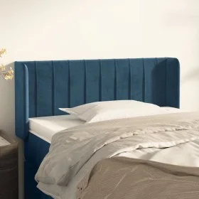 Dunkelblaues Samtkopfteil 83x16x78/88 cm von vidaXL, Kopf- und Fußteile - Ref: Foro24-3119040, Preis: 40,63 €, Rabatt: %