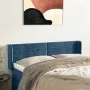 Cabecero de terciopelo azul oscuro 147x16x78/88 cm de vidaXL, Cabeceros y pies de cama - Ref: Foro24-3118960, Precio: 63,21 €...