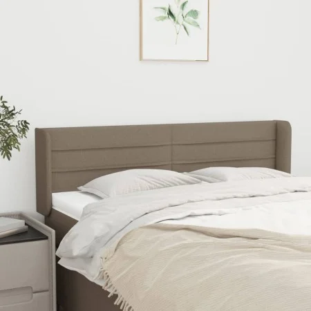Taupe gray fabric headboard 147x16x78/88 cm by vidaXL, Headboards and footboards - Ref: Foro24-3118910, Price: 73,43 €, Disco...
