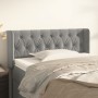 Cabecero de terciopelo gris claro 93x16x78/88 cm de vidaXL, Cabeceros y pies de cama - Ref: Foro24-3119140, Precio: 60,33 €, ...