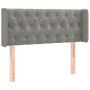 Hellgraues Samtkopfteil 93x16x78/88 cm von vidaXL, Kopf- und Fußteile - Ref: Foro24-3119140, Preis: 62,17 €, Rabatt: %