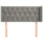 Hellgraues Samtkopfteil 93x16x78/88 cm von vidaXL, Kopf- und Fußteile - Ref: Foro24-3119140, Preis: 62,17 €, Rabatt: %