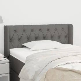 Dark gray fabric headboard 103x16x78/88 cm by vidaXL, Headboards and footboards - Ref: Foro24-3119095, Price: 49,51 €, Discou...