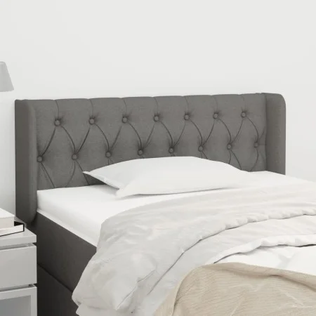 Kopfteil aus dunkelgrauem Stoff, 103 x 16 x 78/88 cm von vidaXL, Kopf- und Fußteile - Ref: Foro24-3119095, Preis: 49,51 €, Ra...