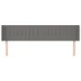 Kopfteil aus dunkelgrauem Stoff, 183 x 16 x 78/88 cm von vidaXL, Kopf- und Fußteile - Ref: Foro24-3119021, Preis: 78,08 €, Ra...