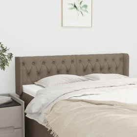 Taupe gray fabric headboard 163x16x78/88 cm by vidaXL, Headboards and footboards - Ref: Foro24-3119114, Price: 89,85 €, Disco...