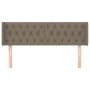 Cabecero de tela gris taupe 163x16x78/88 cm de vidaXL, Cabeceros y pies de cama - Ref: Foro24-3119114, Precio: 91,52 €, Descu...