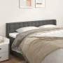 Cabecero de cuero sintético gris 203x16x78/88 cm de vidaXL, Cabeceros y pies de cama - Ref: Foro24-3118880, Precio: 77,22 €, ...