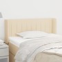 Kopfteil aus cremefarbenem Stoff, 103 x 16 x 78/88 cm von vidaXL, Kopf- und Fußteile - Ref: Foro24-3119001, Preis: 47,75 €, R...