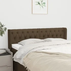 Dark gray fabric headboard 147x16x78/88 cm by vidaXL, Headboards and footboards - Ref: Foro24-3119105, Price: 73,62 €, Discou...