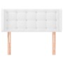 Kopfteil aus weißem Kunstleder, 93 x 16 x 78/88 cm von vidaXL, Kopf- und Fußteile - Ref: Foro24-3118847, Preis: 56,54 €, Raba...