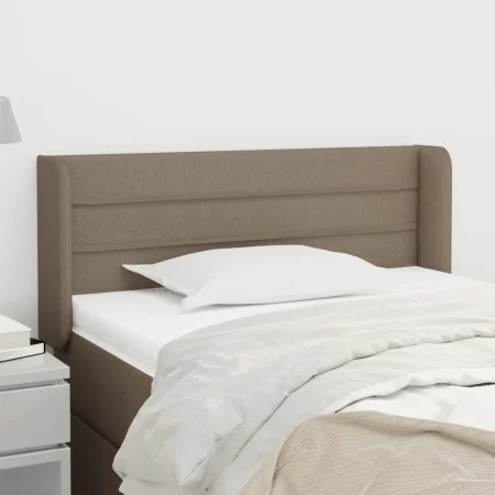 Taupe gray fabric headboard 103x16x78/88 cm by vidaXL, Headboards and footboards - Ref: Foro24-3118902, Price: 41,16 €, Disco...