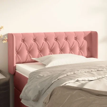 Cabecero de terciopelo rosa 93x16x78/88 cm de vidaXL, Cabeceros y pies de cama - Ref: Foro24-3119145, Precio: 65,86 €, Descue...