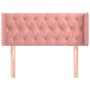 Rosa Samtkopfteil 93x16x78/88 cm von vidaXL, Kopf- und Fußteile - Ref: Foro24-3119145, Preis: 67,18 €, Rabatt: %