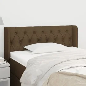 Kopfteil aus dunkelgrauem Stoff, 93 x 16 x 78/88 cm von vidaXL, Kopf- und Fußteile - Ref: Foro24-3119089, Preis: 54,14 €, Rab...
