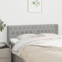 Cabecero de tela gris claro 163x16x78/88 cm de vidaXL, Cabeceros y pies de cama - Ref: Foro24-3119110, Precio: 81,13 €, Descu...