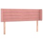 Rosa Samtkopfteil 147x16x78/88 cm von vidaXL, Kopf- und Fußteile - Ref: Foro24-3118961, Preis: 65,06 €, Rabatt: %
