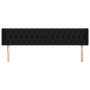 Kopfteil aus schwarzem Stoff, 183 x 16 x 78/88 cm von vidaXL, Kopf- und Fußteile - Ref: Foro24-3119120, Preis: 74,96 €, Rabat...