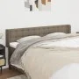 Cabecero de tela gris taupe 183x16x78/88 cm de vidaXL, Cabeceros y pies de cama - Ref: Foro24-3119220, Precio: 88,33 €, Descu...
