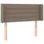 Taupe gray fabric headboard 83x16x78/88 cm by vidaXL, Headboards and footboards - Ref: Foro24-3118886, Price: 42,93 €, Discou...