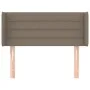 Taupe gray fabric headboard 83x16x78/88 cm by vidaXL, Headboards and footboards - Ref: Foro24-3118886, Price: 42,93 €, Discou...