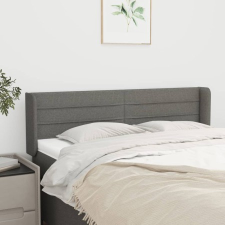 Kopfteil aus dunkelgrauem Stoff, 147 x 16 x 78/88 cm von vidaXL, Kopf- und Fußteile - Ref: Foro24-3118907, Preis: 62,50 €, Ra...