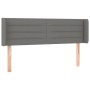 Kopfteil aus dunkelgrauem Stoff, 147 x 16 x 78/88 cm von vidaXL, Kopf- und Fußteile - Ref: Foro24-3118907, Preis: 62,50 €, Ra...