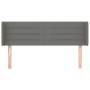 Kopfteil aus dunkelgrauem Stoff, 147 x 16 x 78/88 cm von vidaXL, Kopf- und Fußteile - Ref: Foro24-3118907, Preis: 62,50 €, Ra...